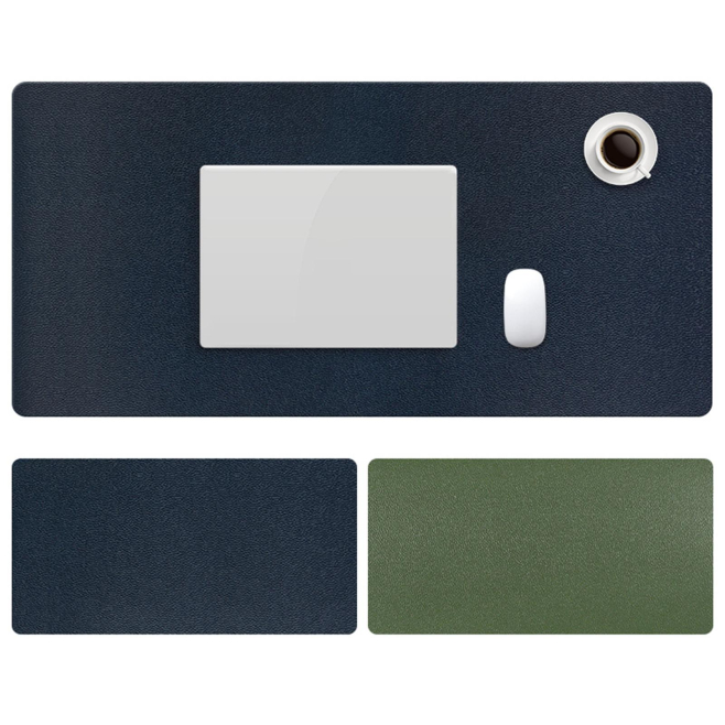 Tapis De Souris Double Face PU 100x44cm Élégance Et Durabilité Pour Bureau Et Maison - www.yonis-shop.com