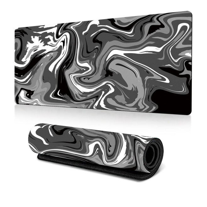 Tapis De Souris XXL Design Abstrait Imperméable Pour Bureau Et Gaming Confortable Et Durable - www.yonis-shop.com