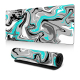 Tapis De Souris XXL Design Abstrait Imperméable Pour Bureau Et Gaming Confortable Et Durable - www.yonis-shop.com