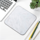 Tapis De Souris Marbré En Cuir PU Antidérapant Pour Bureau Et École Design Élégant 20x20cm - www.yonis-shop.com