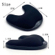 Tapis De Souris Ergonomique En Mousse À Mémoire Avec Repose-Poignet Et Boules Acier Inoxydable - www.yonis-shop.com