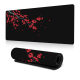 Tapis De Souris Antidérapant Fleurs De Cerisier En Caoutchouc Pour Bureau 300x600x2mm Surface Lisse Et Durable Facile À Nettoyer