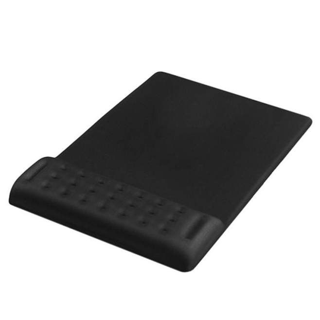 Tapis De Souris Ergonomique En Mousse À Mémoire De Forme Avec Repose-Poignet Confortable Noir - www.yonis-shop.com