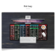 Tapis De Souris XXL Antidérapant Pour Gaming Et Bureau Taille 800x300mm Design Terre - www.yonis-shop.com