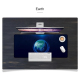 Tapis De Souris XXL Antidérapant Pour Gaming Et Bureau Taille 800x300mm Design Terre - www.yonis-shop.com