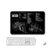 Tapis De Souris Antidérapant Pour Bureau Et Gaming Impression Haute Qualité 4mm Pack De 2 - www.yonis-shop.com