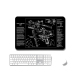 Tapis De Souris Antidérapant Pour Bureau Et Gaming Impression Thermique Haute Qualité Taille 430x280mm Épaisseur Au Choix - w...