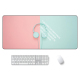 Tapis De Souris Antidérapant En Caoutchouc Avec Protection Poignet Couleurs Vives Et Surface Lisse Pour Bureau Et Étude - www...