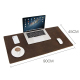 Tapis De Souris En Cuir Crazy Horse Rétro Anti-Dérapant Pour Bureau 45x90 cm - www.yonis-shop.com