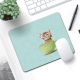 Tapis De Souris Antidérapant En Caoutchouc Épais Avec Motif Cœur Rouge Taille 21x26cm Surface Lisse Et Confortable - www.yoni...