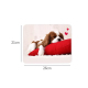 Tapis De Souris Antidérapant En Caoutchouc Épais Avec Motif Cœur Rouge Taille 21x26cm Surface Lisse Et Confortable - www.yoni...