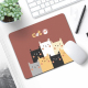 Tapis De Souris Antidérapant En Caoutchouc Épais Avec Motif Cœur Rouge Taille 21x26cm Surface Lisse Et Confortable - www.yoni...