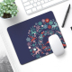 Tapis De Souris Antidérapant En Caoutchouc Épais Avec Motif Cœur Rouge Taille 21x26cm Surface Lisse Et Confortable - www.yoni...