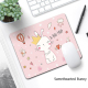 Tapis De Souris Antidérapant En Caoutchouc Épais Avec Motif Cœur Rouge Taille 21x26cm Surface Lisse Et Confortable - www.yoni...