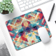 Tapis De Souris Antidérapant En Caoutchouc Épais Avec Motif Cœur Rouge Taille 21x26cm Surface Lisse Et Confortable - www.yoni...