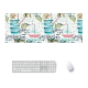 Tapis De Souris Antidérapant En Caoutchouc Pour Bureau Et Étude Avec Impression Tropicale - www.yonis-shop.com