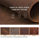 Tapis De Souris En Cuir Crazy Horse Rétro Confortable Et Antidérapant Pour Bureau - www.yonis-shop.com