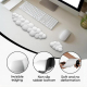 Tapis De Souris En Mousse À Mémoire Avec Repose-Poignet Ergonomique Et Design Élégant - www.yonis-shop.com
