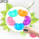 Tapis De Souris Ergonomique En Silicone Transparent Forme Coeur Confort Optimal Pour Poignet - www.yonis-shop.com