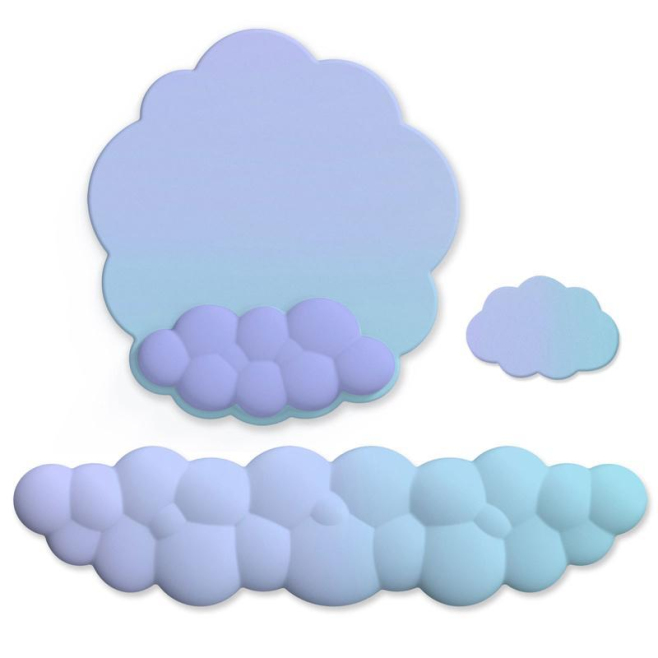 Ensemble Tapis De Souris Ergonomique En Mousse À Mémoire Pour Un Confort Optimal - www.yonis-shop.com