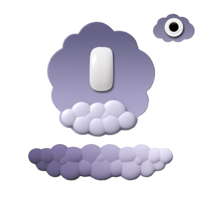 Tapis De Souris Ergonomique En Mousse À Mémoire Pour Un Confort Optimal Et Un Style Tendance - www.yonis-shop.com