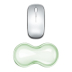 Tapis De Souris En Silicone Transparent Confortable Avec Repose-Poignet Anti-Dérapant Soulage La Fatigue Des Poignets - www.y...