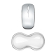 Tapis De Souris En Silicone Transparent Pour Repose-Poignet Confortable Anti-Dérapant Soulage Fatigue Et Pression - www.yonis...