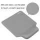 Tapis De Souris Ergonomique En Mousse À Mémoire De Forme Rose Confortable Et Antidérapant - www.yonis-shop.com