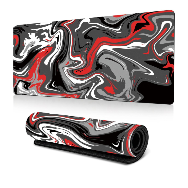 Tapis De Souris Gamer Extra Large Imperméable Design Abstrait Confort Optimal Pour Bureau Et Jeu - www.yonis-shop.com