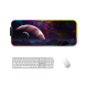 Tapis De Souris RGB Lumineux 350x600x3mm Anti-Dérapant En Caoutchouc Avec Câble USB 2m