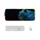 Tapis De Souris RGB Lumineux 350x600x3mm Anti-Dérapant En Caoutchouc Avec Câble USB 2m - www.yonis-shop.com