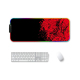 Tapis De Souris RGB Lumineux 350x600x3mm Anti-Dérapant En Caoutchouc Avec Câble USB 2m - www.yonis-shop.com