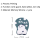 Tapis De Souris En Silicone Confortable Et Antidérapant Avec Repose-Poignet Moelleux Et Forme Adorable - www.yonis-shop.com