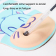 Tapis De Souris Ergonomique En Silicone Confortable Antidérapant Avec Repose-Poignet Argenté - www.yonis-shop.com