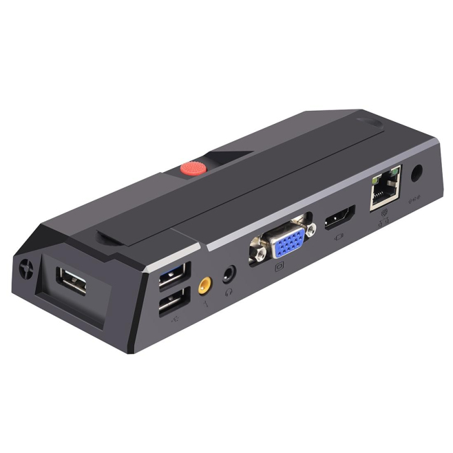 Mini PC Windows Haute Performance Quad Core Support HDMI VGA Sécurité Optimale Vidéo HD 1080P Idéal Pour Écoles Bureaux Insti...