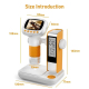 Microscope Digital Portable HD Écran 2 Pouces Idéal Pour Observation Peau Fruits Gemmes Plantes Avec Enregistrement Vidéo et ...