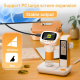 Microscope Digital Portable HD Écran 2 Pouces Idéal Pour Observation Peau Fruits Gemmes Plantes Avec Enregistrement Vidéo et ...