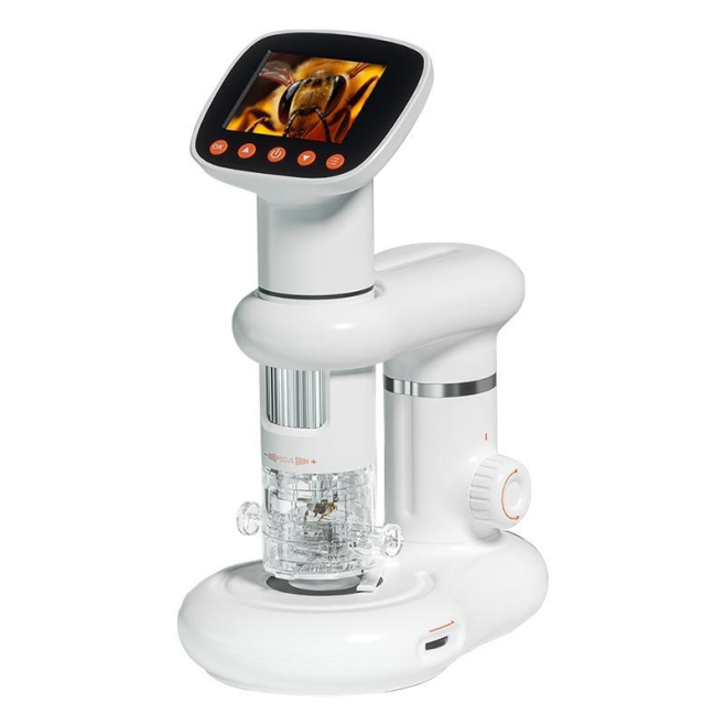 Microscope Numérique HD Écran IPS 2 Pouces Grossissement 50X-1000X Pour Exploration Enfant et Inspection Professionnelle - ww...