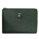 Sacoche Ordinateur Portable En Cuir Véritable Verte Pour Laptop 12 Pouces Et Moins Protection Optimale Contre Chocs Et Rayure...