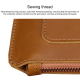 Sacoche Ordinateur Portable En Cuir Véritable Verte Pour Laptop 12 Pouces Et Moins Protection Optimale Contre Chocs Et Rayure...