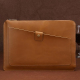 Sacoche Ordinateur Portable En Cuir Véritable Verte Pour Laptop 12 Pouces Et Moins Protection Optimale Contre Chocs Et Rayure...