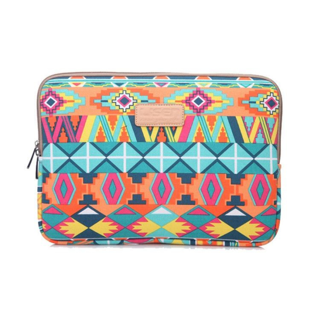 Sacoche Ordinateur Portable 12 Pouces Motif Bleu Diamant Étanche et Résistante - www.yonis-shop.com