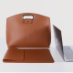 Sacoche Ordinateur Portable Étanche En Cuir PU Pour Laptop 12-14 Pouces Marron Doublure Polaire Confortable Et Résistante - w...