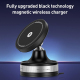 Support Téléphone Voiture Magnétique MagSafe Charge Rapide 15W Rotation 360° Ventouse Nano - www.yonis-shop.com