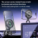 Support Téléphone Voiture Recharge Sans Fil 15W Magnétique N52 À Ventouse Réglable Trois Axes - www.yonis-shop.com