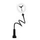 Anneau Lumineux LED 8 Pouces Pour Selfies Et Streaming Bras Flexible 120 LED 10 Niveaux 78 Cm