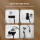 Anneau Lumineux LED 8 Pouces Pour Selfies Et Streaming Bras Flexible 120 LED 10 Niveaux 78 Cm - www.yonis-shop.com