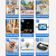 Collier GPS Pour Chien Et Chat IP68 WiFi LBS Clôture Virtuelle Autonomie 4 5 Jours - www.yonis-shop.com