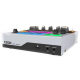 Console De Mixage Audio Pour Streaming Et Chant Bluetooth 24 Bits XLR Enregistrement TF Batterie 2900 mAh Blanche - www.yonis...