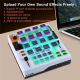 Console De Mixage Audio Pour Streaming Et Chant Bluetooth 24 Bits XLR Enregistrement TF Batterie 2900 mAh Blanche - www.yonis...